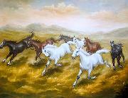 unknow artist Horses 09 oil on canvas